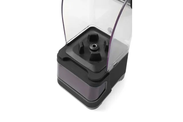Blender barmański elektroniczny z obudową wyciszającą, 2,5L, czarny, 220-240V/1680W, 250x300x546mm Hendi 230695