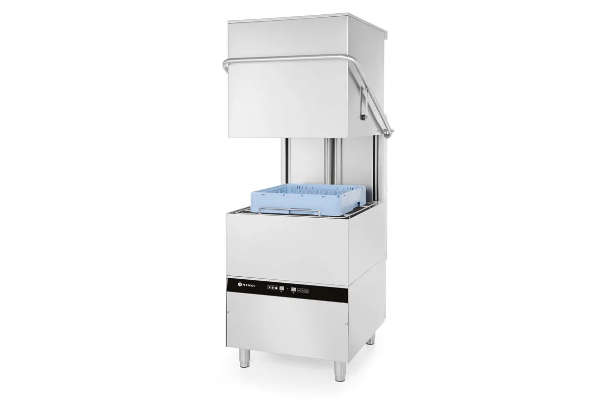 Zmywarka kapturowa do naczyń – sterowana elektronicznie, 750x880x1412mm Hendi 231340