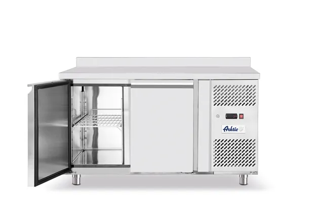 Stół mroźniczy 2-drzwiowy z agregatem bocznym, Profi Line, GN 1/1, 280L, 230V/600W, 1360x700x910mm Arktic 232064