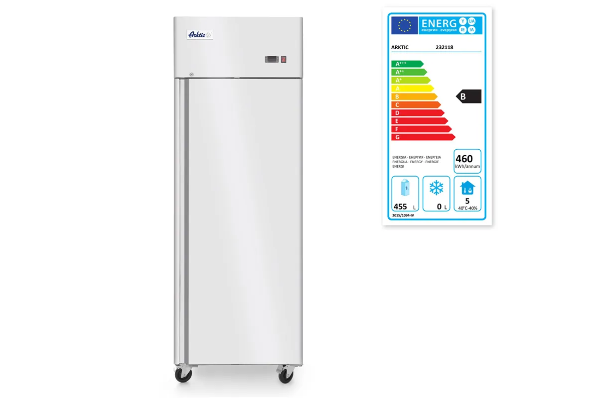 Szafa chłodnicza 1-drzwiowa 670l, Profi Line, GN 2/1, 230V/220W, 730x800x2096mm Arktic 232118