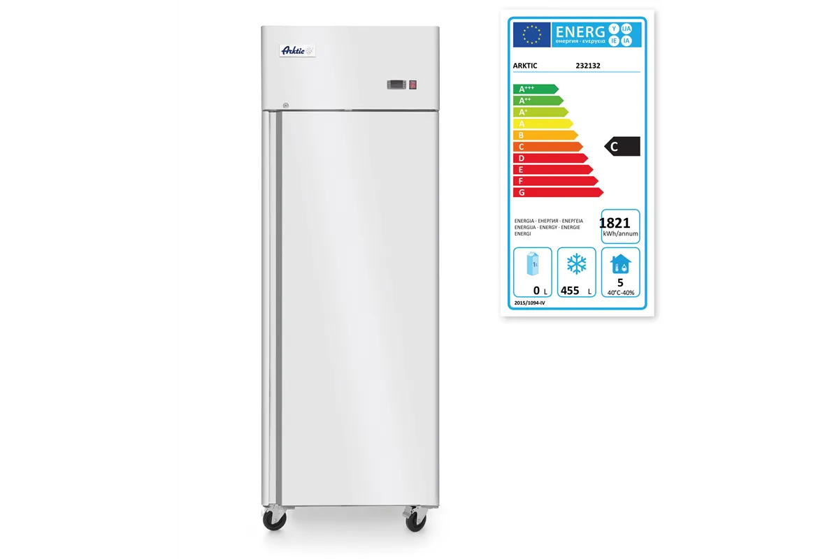 Szafa mroźnicza 1-drzwiowa, 670l, Profi Line, GN 2/1, 230V/600W, 730x800x2096mm Arktic 232132