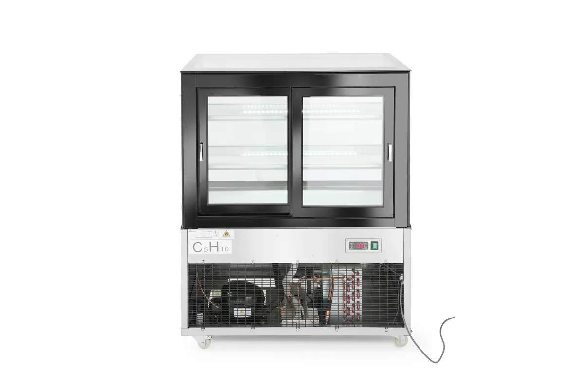 Witryna chłodnicza 2-półkowa, 300L, 230V/480W, 994x677x1230mm Arktic 233337