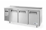 Stół mroźniczy 3-drzwiowy z agregatem bocznym, Kitchen Line, 291L, 230V/550W, 1800x600x886mm Arktic 233399