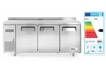 Stół mroźniczy 3-drzwiowy z agregatem bocznym, Kitchen Line, 291L, 230V/550W, 1800x600x886mm Arktic 233399
