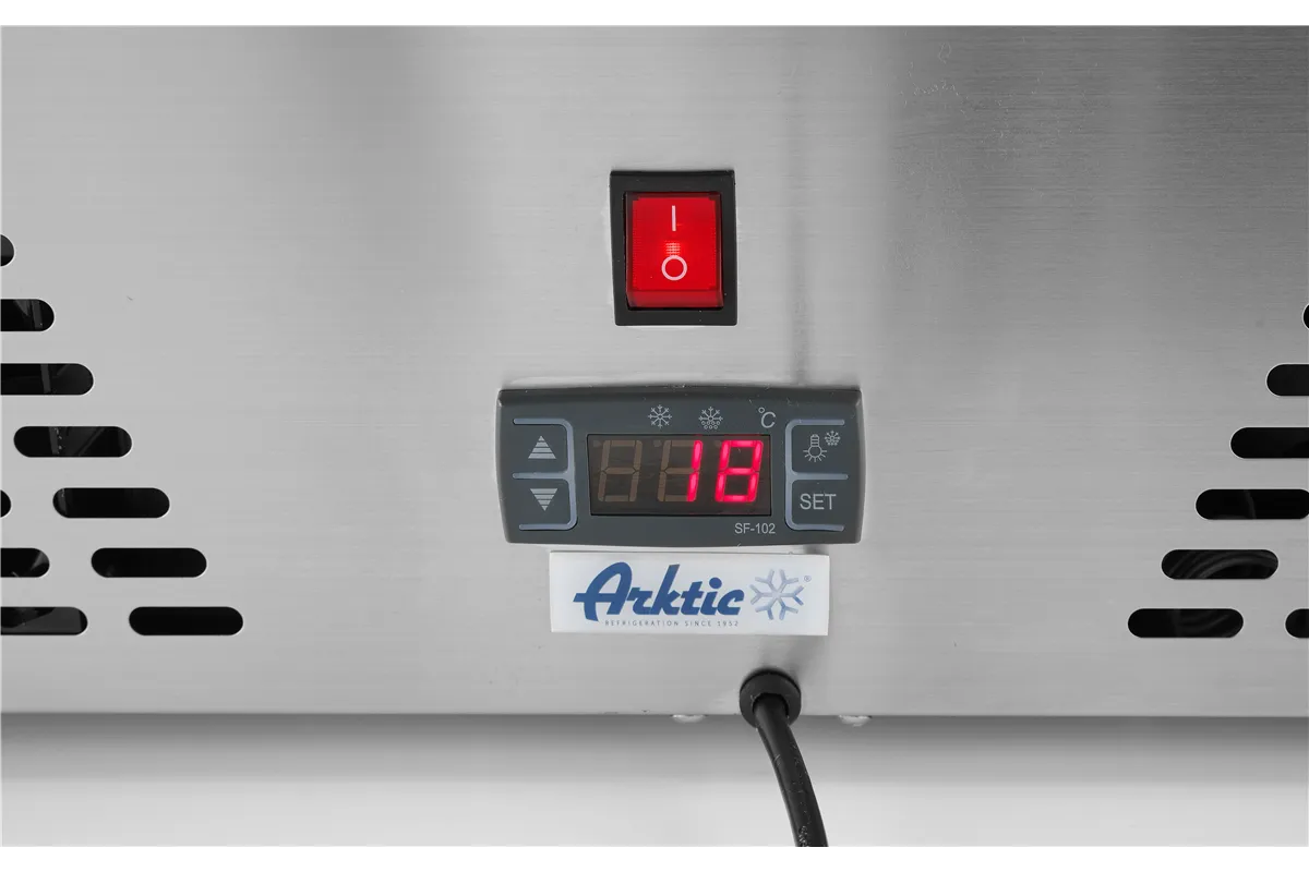 Witryna chłodnicza nastawna, 67L, 230V/105W, 775x615x235mm Arktic 233672