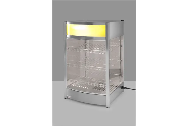 Witryna grzewcza nastawna, 97 litrów, 230V/800W, 460x467x785mm Hendi 233740 Witryna grzewcza nastawna, 97 litrów, 230V/800W, 460x467x785mm Hendi 233740