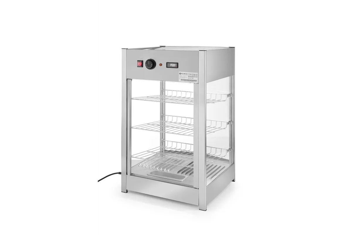 Witryna grzewcza nastawna, 97 litrów, 230V/800W, 460x467x785mm Hendi 233740