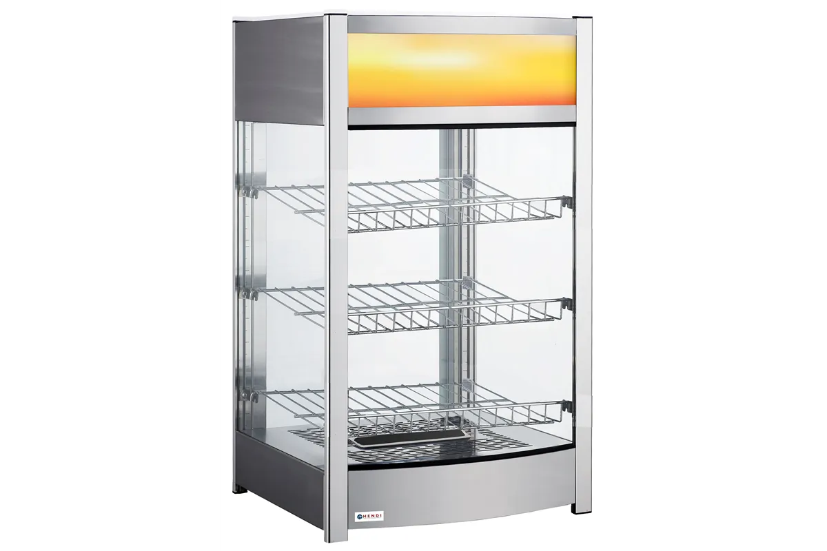 Witryna grzewcza nastawna, 97 litrów, 230V/800W, 460x467x785mm Hendi 233740