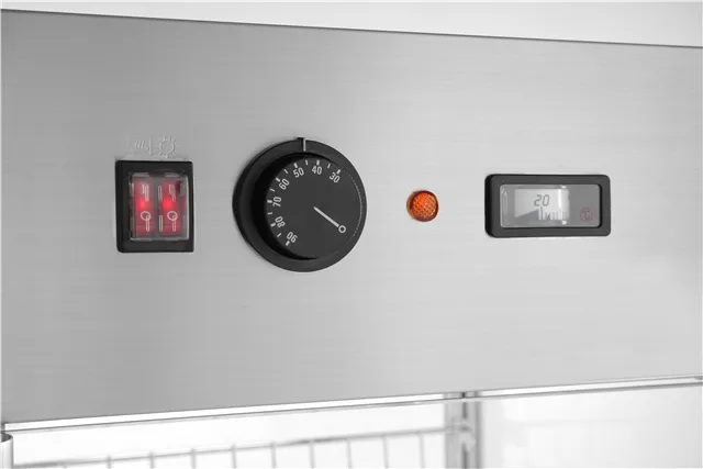 Witryna grzewcza nastawna, 97 litrów, 230V/800W, 460x467x785mm Hendi 233740 Witryna grzewcza nastawna, 97 litrów, 230V/800W, 460x467x785mm Hendi 233740