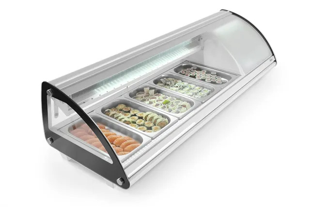 Witryna chłodnicza 5x GN 1/3, 230V/160W, 1307x445x327mm Arktic 233757