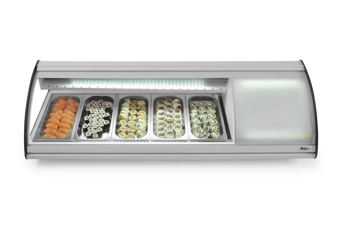 Witryna chłodnicza 5x GN 1/3, 230V/160W, 1307x445x327mm Arktic 233757