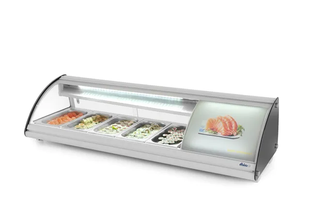 Witryna chłodnicza 5x GN 1/3, 230V/160W, 1307x445x327mm Arktic 233757