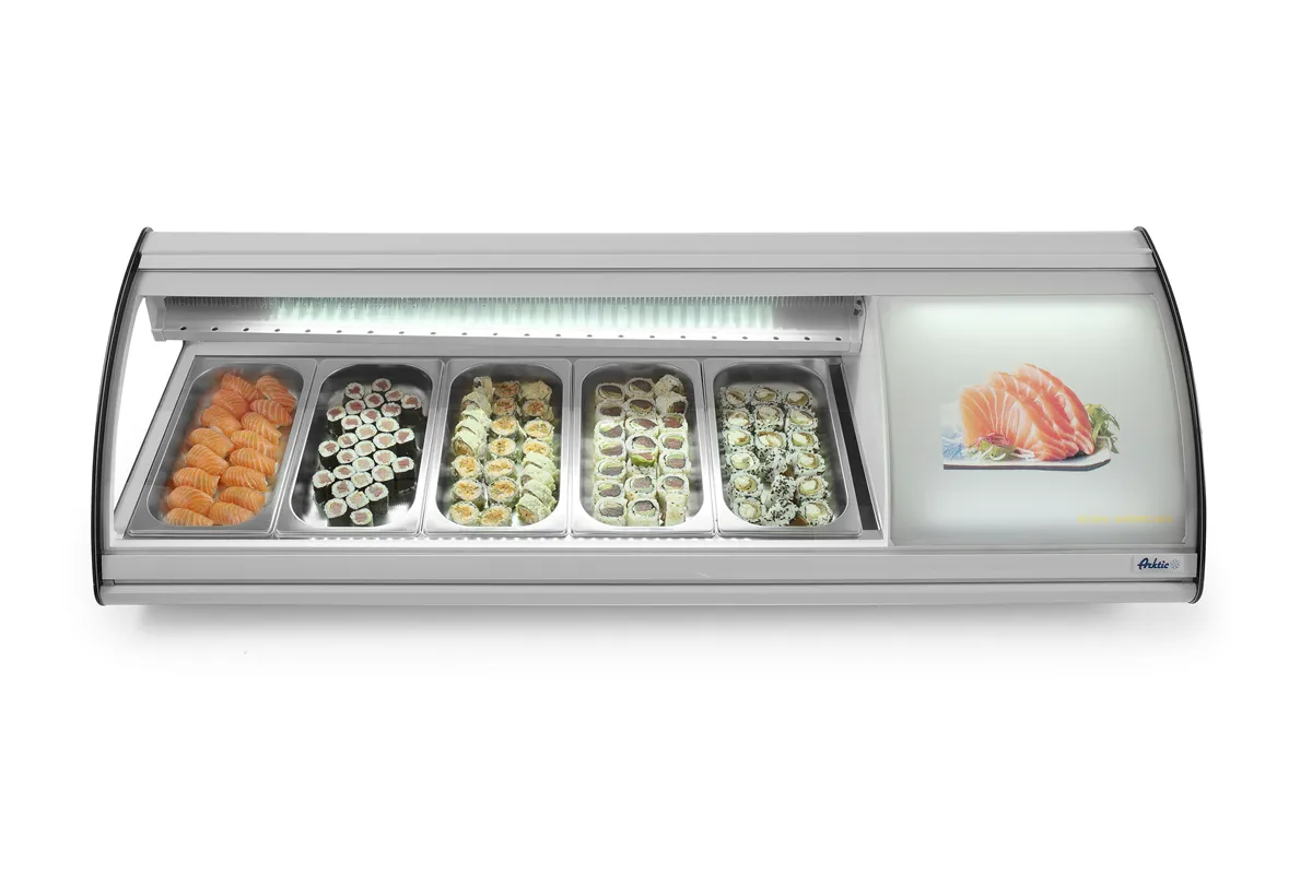 Witryna chłodnicza 5x GN 1/3, 230V/160W, 1307x445x327mm Arktic 233757