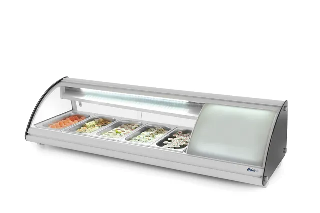 Witryna chłodnicza 5x GN 1/3, 230V/160W, 1307x445x327mm Arktic 233757