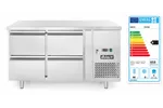 Stół chłodniczy z 4 szufladami i agregatem bocznym, Profi Line, 230V/250W, 1360x700x858mm Arktic 233764