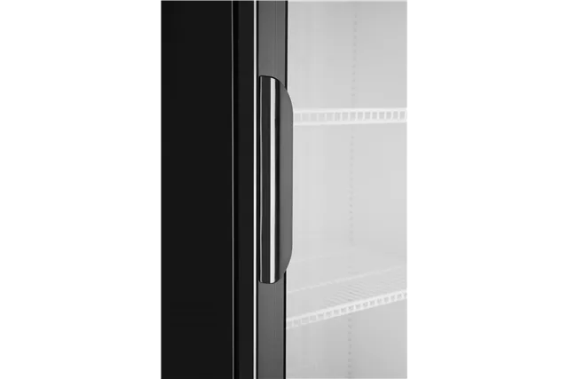 Lodówka barowa z podświetlanym panelem, 1-drzwiowa, 254L, czarny, 220-240V/250W, 578x605x1980mm Arktic 233788