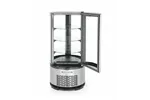Witryna chłodnicza okrągła, 100L, 230V/210W, ⌀480x1065mm Arktic 233825