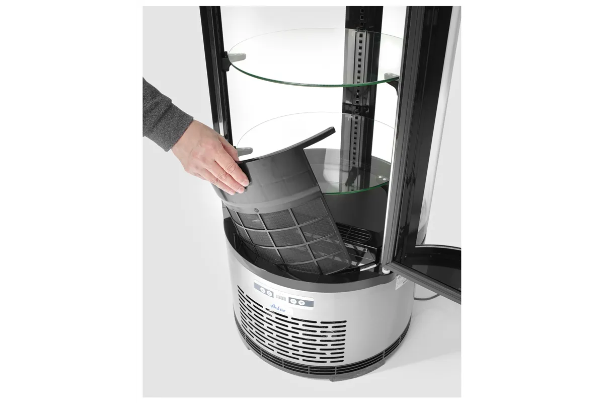 Witryna chłodnicza okrągła, 100L, 230V/210W, ⌀480x1065mm Arktic 233825