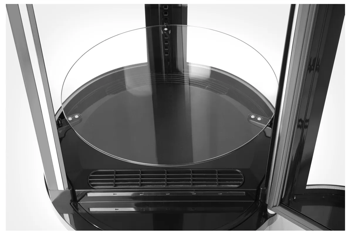 Witryna chłodnicza okrągła, 100L, 230V/210W, ⌀480x1065mm Arktic 233825