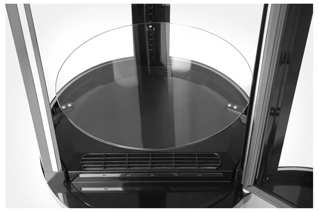 Witryna chłodnicza okrągła, 100L, 230V/210W, ⌀480x1065mm Arktic 233825