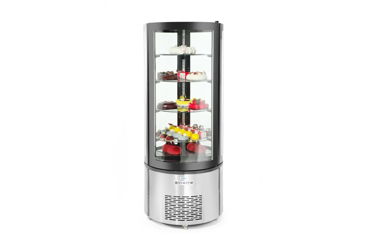 Witryna chłodnicza okrągła, 360L, 220-240V/460W, ⌀680x1755mm Arktic 233832