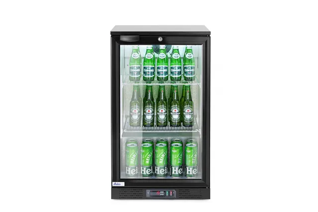 Lodówka barowa 1-drzwiowa, 86L, czarny, 220-240V/120W, 500x530x865mm Arktic 233900
