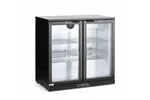 Lodówka barowa 2-drzwiowa, 158L, czarny, 220-240V/160W, 900x530x870mm Arktic 235829