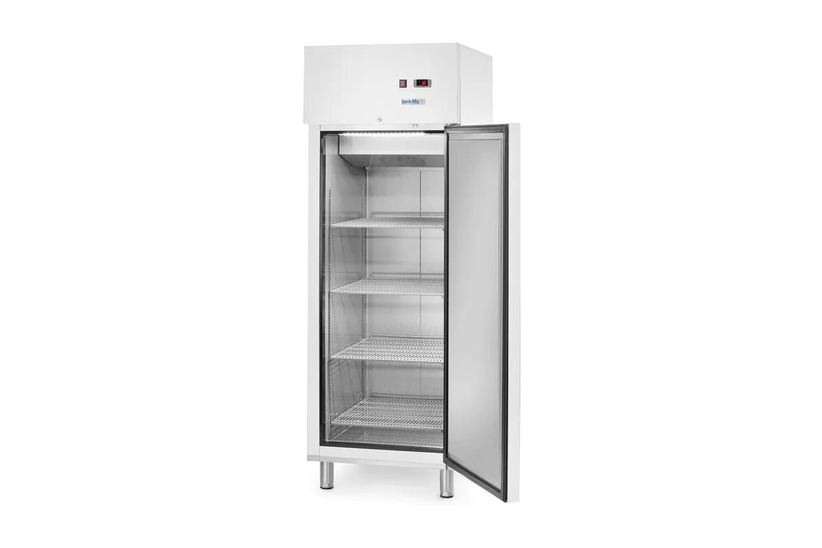 Szafa chłodnicza, 1-drzwiowa, GN 2/1, 465L, 230V/250W, 700x880x2043mm Arktic 236673
