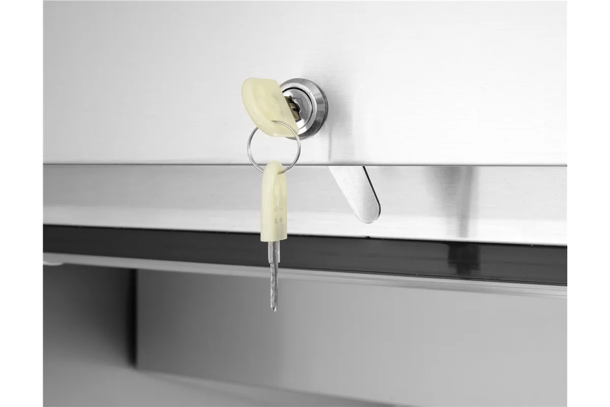 Szafa chłodnicza, 1-drzwiowa, GN 2/1, 465L, 230V/250W, 700x880x2043mm Arktic 236673