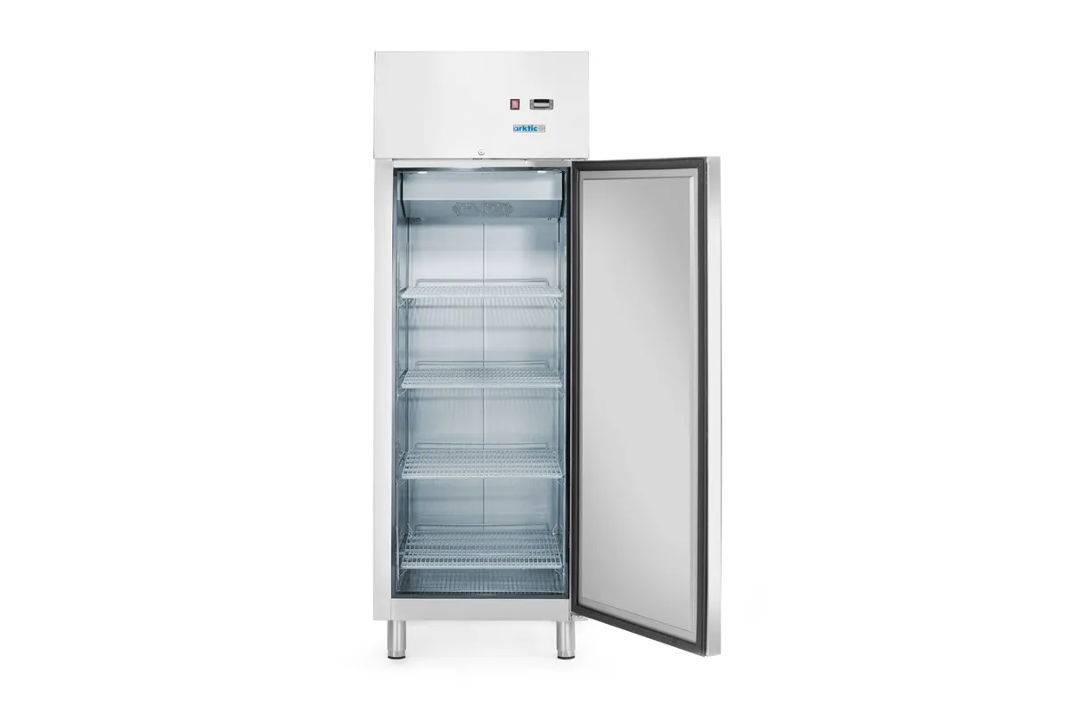 Szafa chłodnicza, 1-drzwiowa, GN 2/1, 465L, 230V/250W, 700x880x2043mm Arktic 236673
