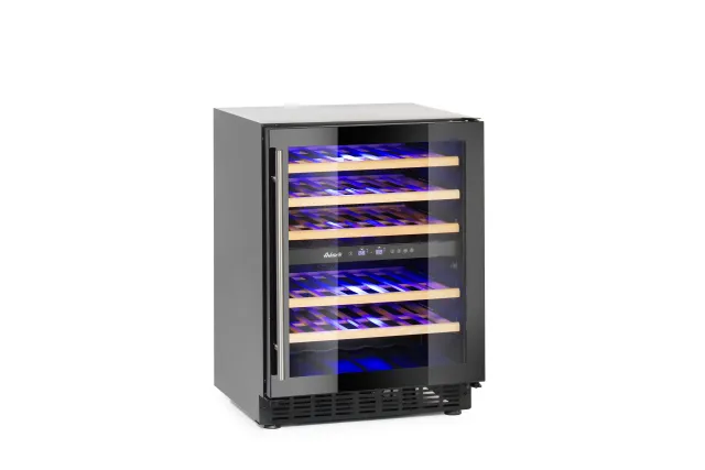 Lodówka do wina 2-strefowa, 46 butelki, 133L, 220-240V/90W, 595x646x830mm Arktic 237588