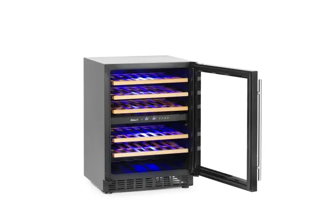Lodówka do wina 2-strefowa, 46 butelki, 133L, 220-240V/90W, 595x646x830mm Arktic 237588