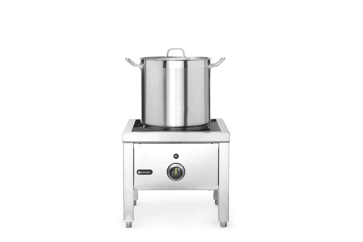 Taboret indukcyjny o dużej mocy, 400V/5000W, 422x400x366mm Hendi 237670