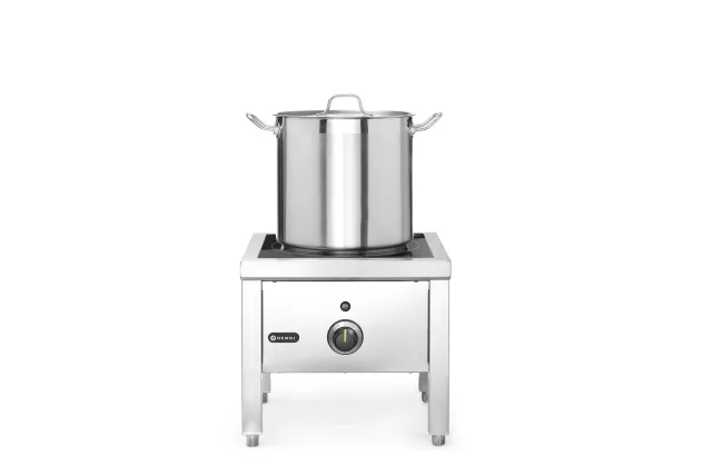 Taboret indukcyjny o dużej mocy, 400V/5000W, 422x400x366mm Hendi 237670
