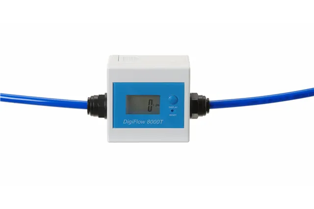 Elektroniczny licznik przepływu wody do filtrów 110x53x70mm Hendi 237915