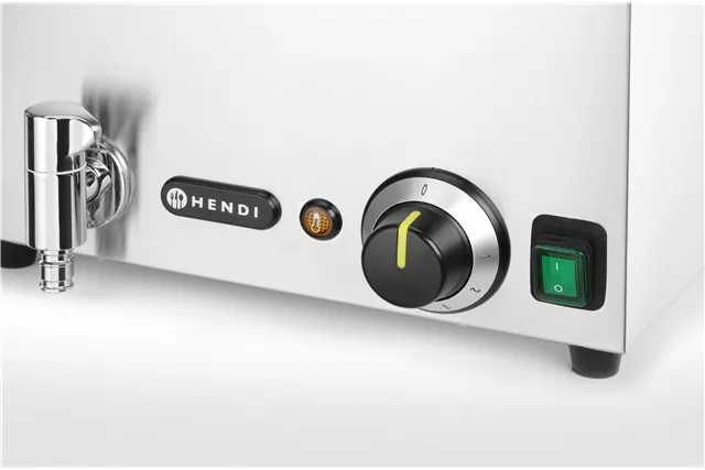 Zestaw: Bemar HENDI Ranger z kranem spustowym + 3x GN 1/3 z pokrywką , GN 1/1, 230V/1000W, 605x332x242mm Hendi 238868