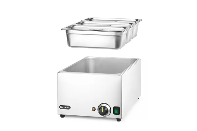 Zestaw: Bemar HENDI Ranger + 3x GN 1/3 z pokrywką, GN 1/1, 230V/1000W, 590x332x242mm Hendi 238967