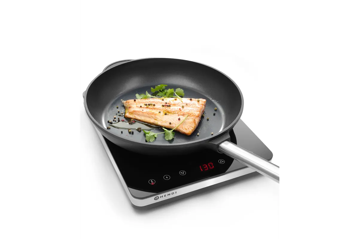 Kuchenka indukcyjna 2000, Kitchen Line, 230V/2000W, 295x400x42mm Hendi 239230