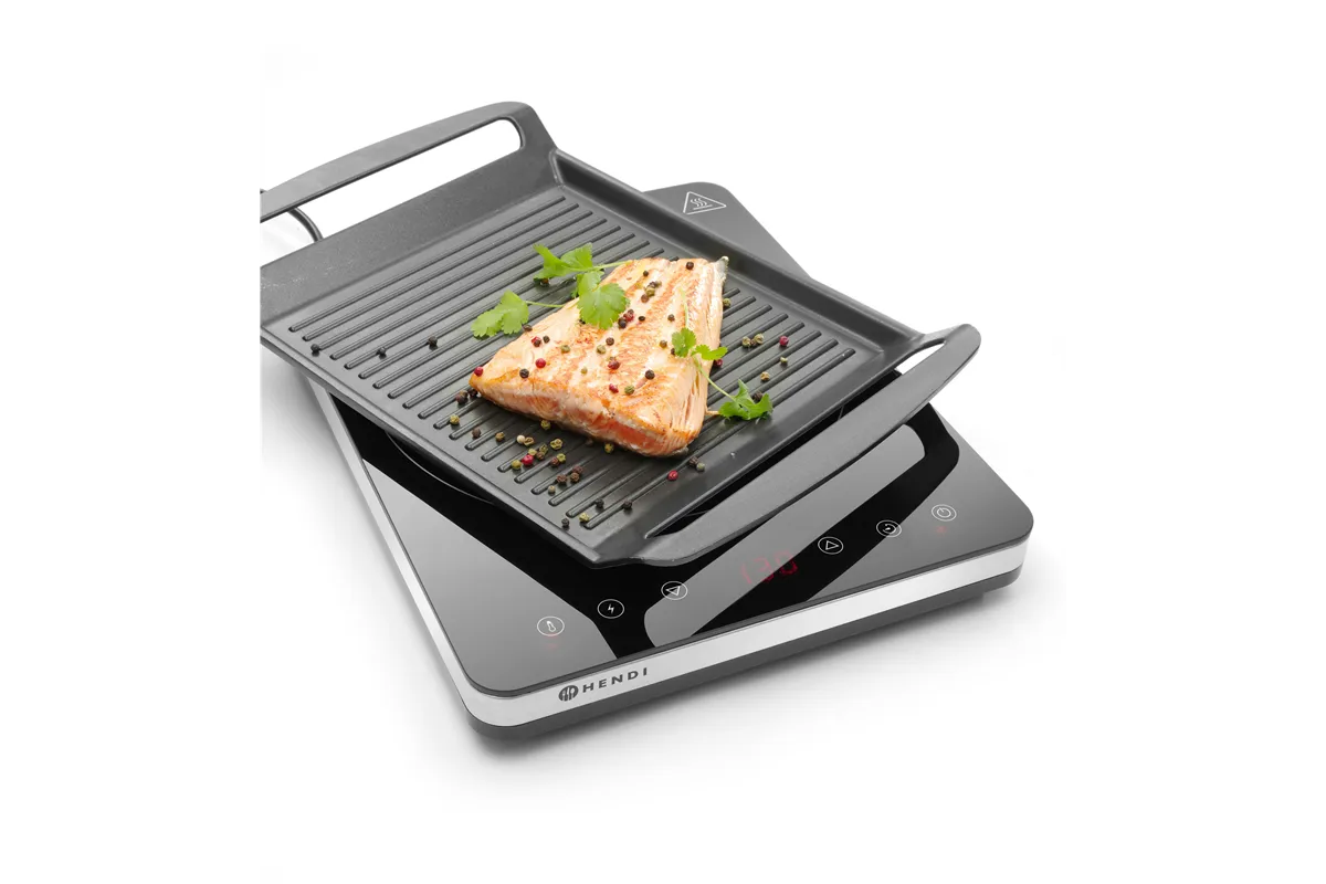 Kuchenka indukcyjna 2000, Kitchen Line, 230V/2000W, 295x400x42mm Hendi 239230