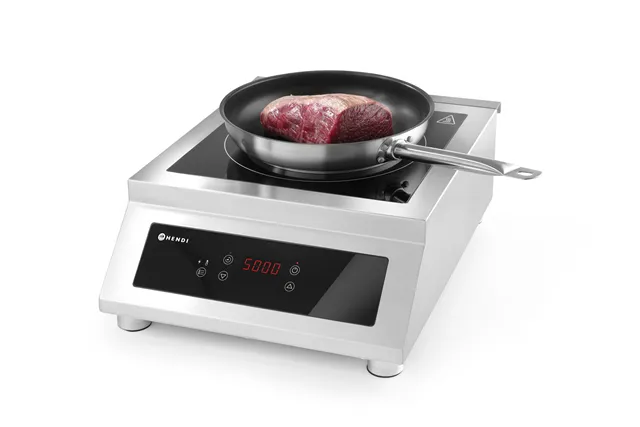 Kuchenka indukcyjna 5000 D, Profi Line, 400V/5000W, 398x525x175mm Hendi 239322