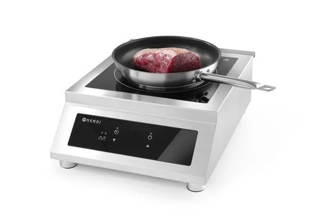 Kuchenka indukcyjna 5000 D, Profi Line, 400V/5000W, 398x525x175mm Hendi 239322