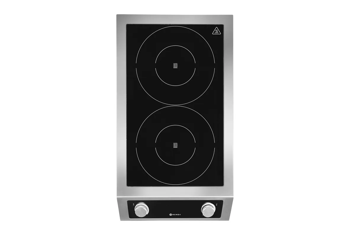 Kuchenka indukcyjna podwójna 7000, Profi Line, 400V/7000W, 405x700x145mm Hendi 239346