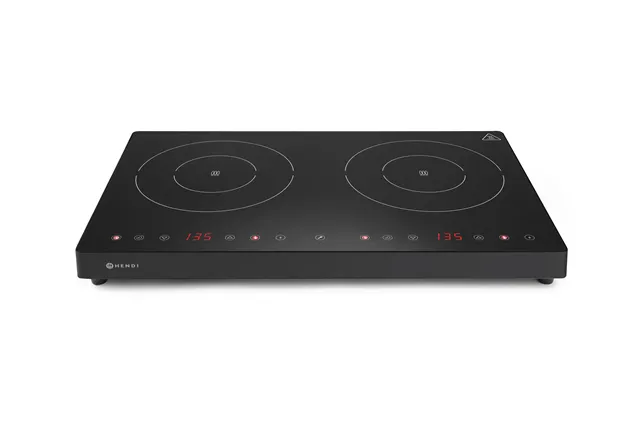 Kuchenka indukcyjna podwójna, Kitchen Line, 230V/3500W, 608x405x54mm Hendi 239414