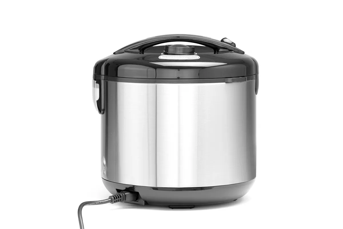 Urządzenie do gotowania ryżu i kaszy z funkcją gotowania na parze, 1,8l, Profi Line, 1,8L, 230V/700W, ⌀280x285mm Hendi 240410