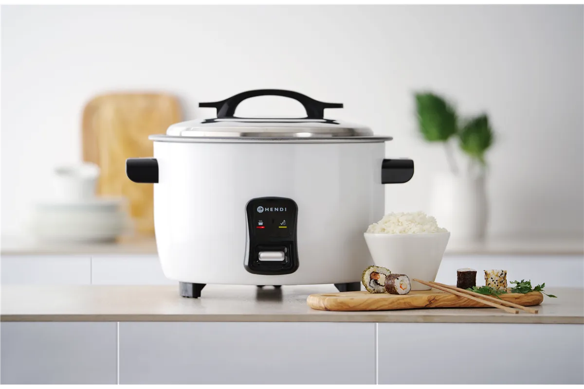 Urządzenie do gotowania ryżu i kaszy 4,2l, Kitchen Line, 4,2L, 230V/1550W, 420x380x240mm Hendi 240441