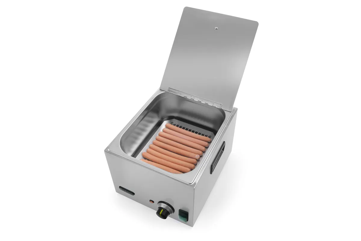 Podgrzewacz do parówek, Kitchen Line, 10L, 230V/1000W, 405x290x254mm Hendi 240502