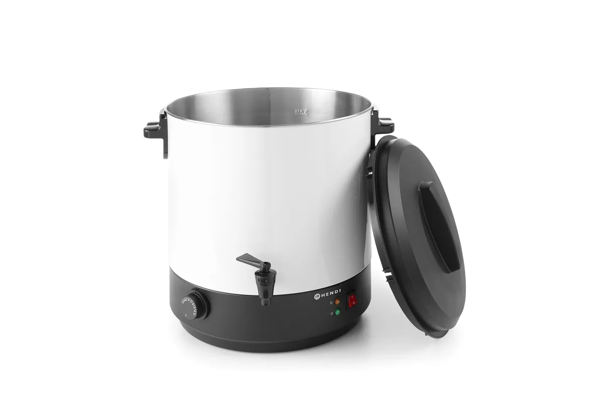 Warnik, 25L, biały, 230V/2500W, 435x441x500mm Hendi 240601