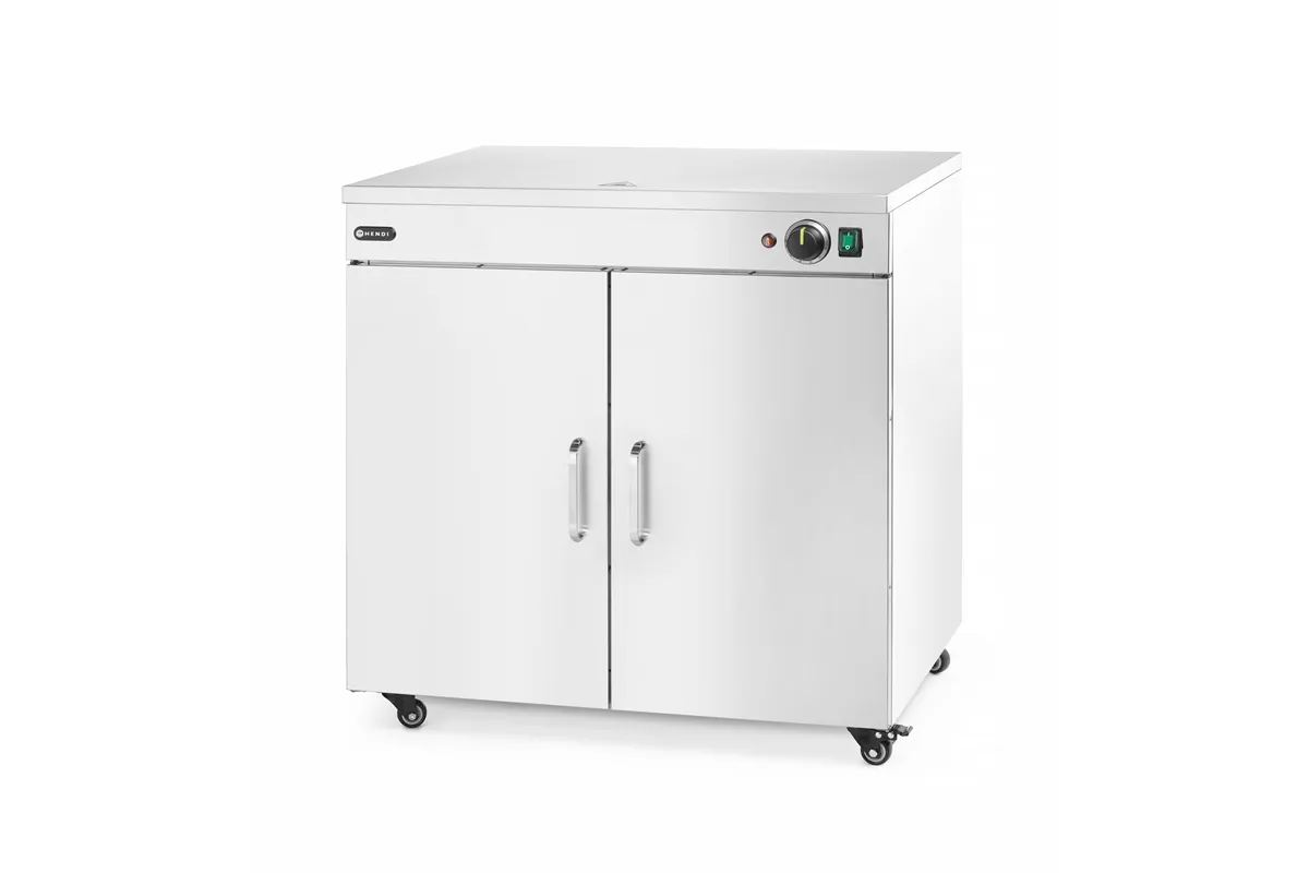 Podgrzewacz do talerzy podwójny, 230V/800W, 735x589x766mm Hendi 250174