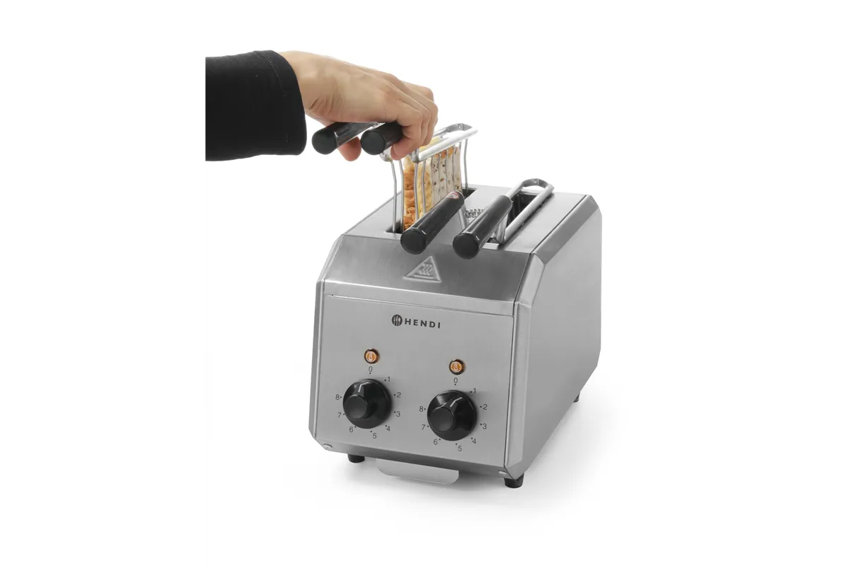 Toster kanapkowy, 230V/1200W, 215x300x270mm Hendi 261163