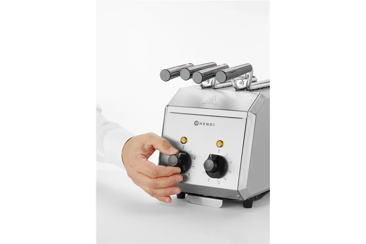 Toster kanapkowy, 230V/1200W, 215x300x270mm Hendi 261163